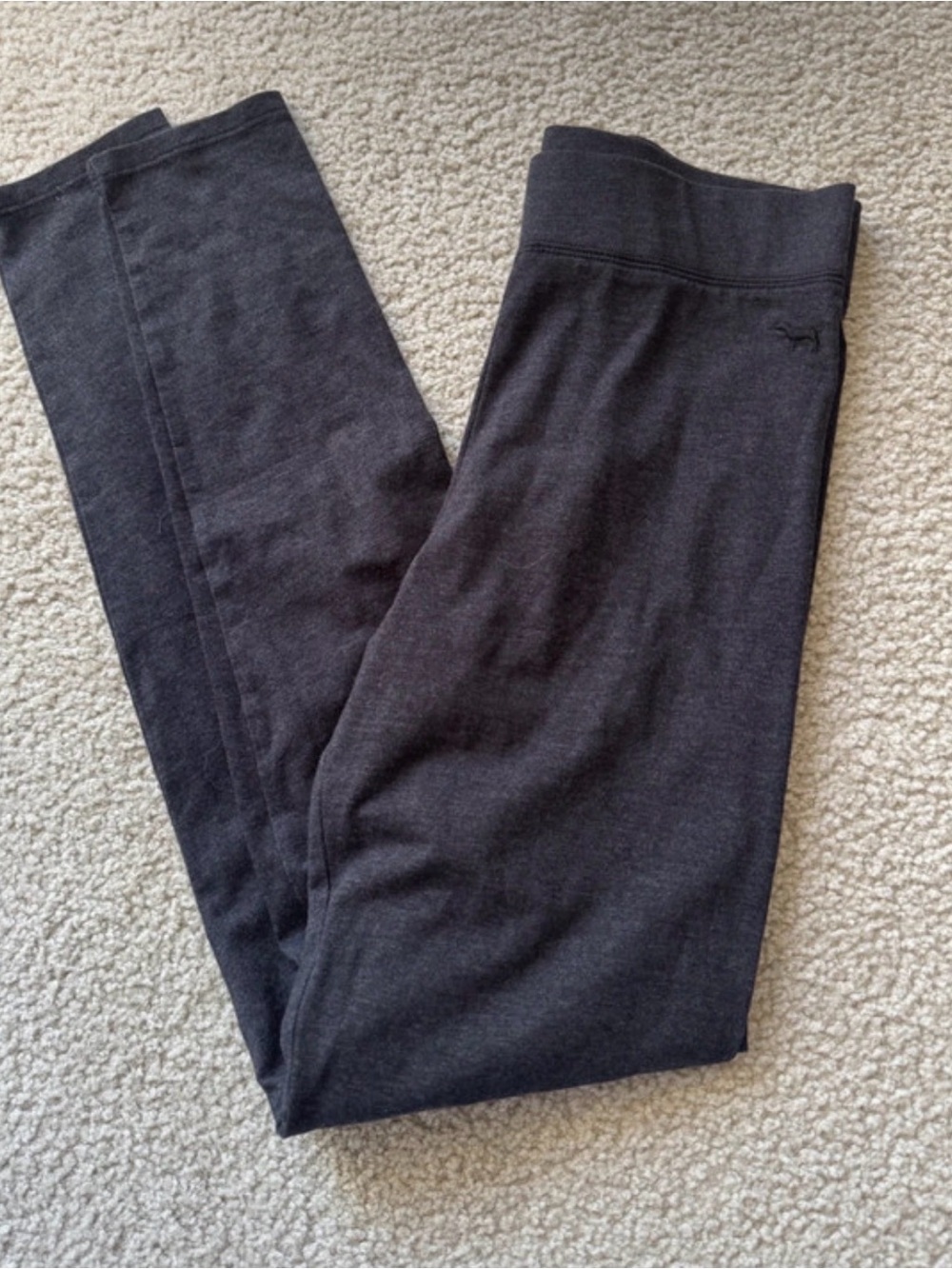 PINK Victoria's Secret Charcoal Gray High-Waist Leggings